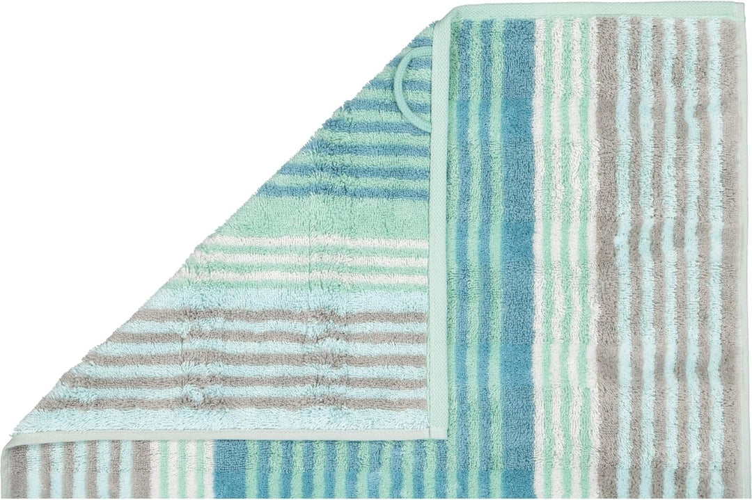 CAWÖ Home Handtücher Noblesse Harmony Streifen 1085 Jade - 47 Duschtuch 80x160 cm, Duschtuch 80x160