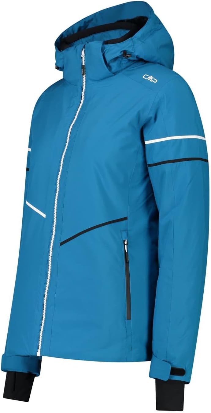 CMP Damen Damenjacke mit Kapuze und Reissverschluss skijacke (1er Pack) L Jade, L Jade