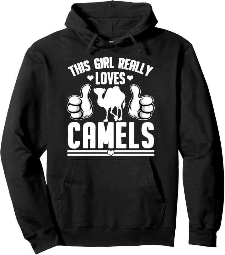This Girl Really Loves Camels Dromedar Geschenk Kamel Pullover Hoodie
