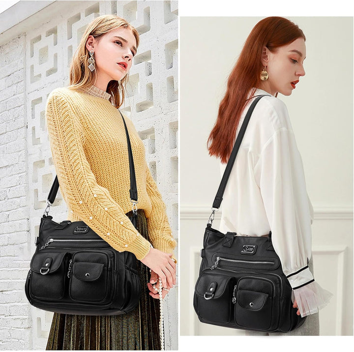KL928 Handtasche Damen Tasche Umhängetasche Schultertasche Damentaschen gross für Damen Frauentasche