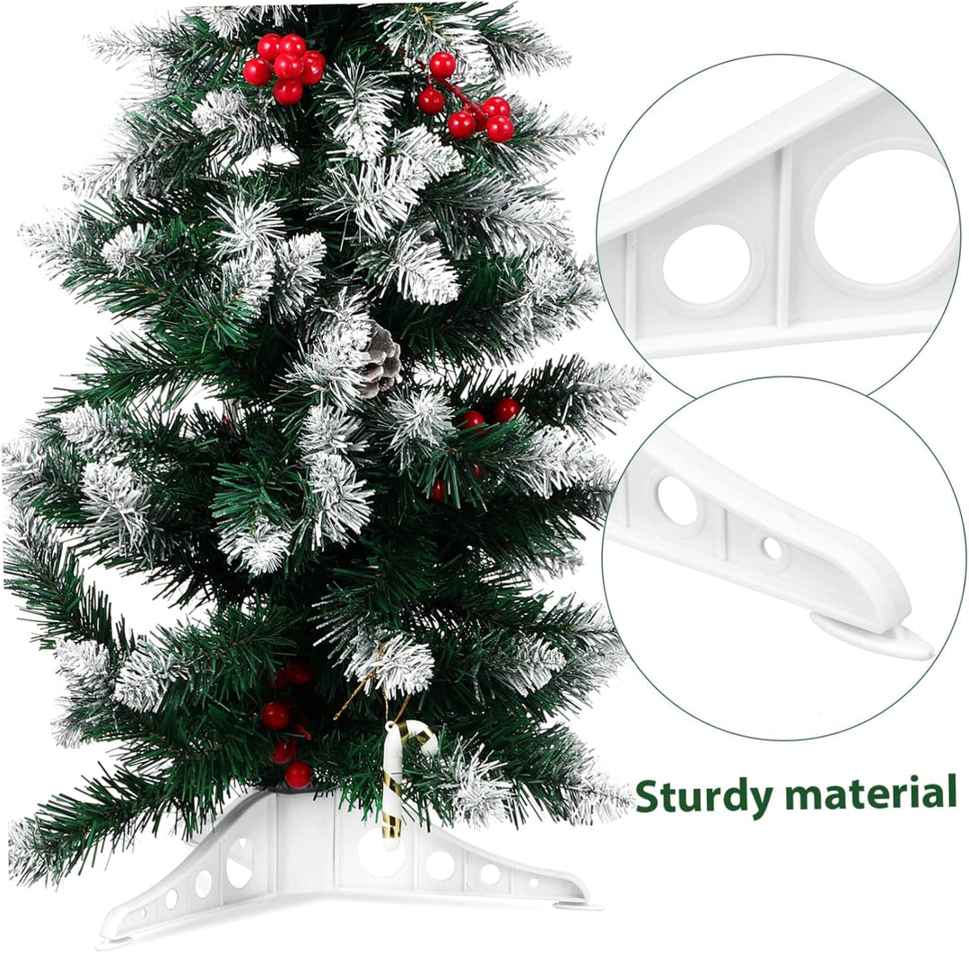 Abaodam Satz Baumfüsse 15 cm Abnehmbarer Weihnachtsbaumständer Haushalts-Weihnachtsbaumständer Weihn