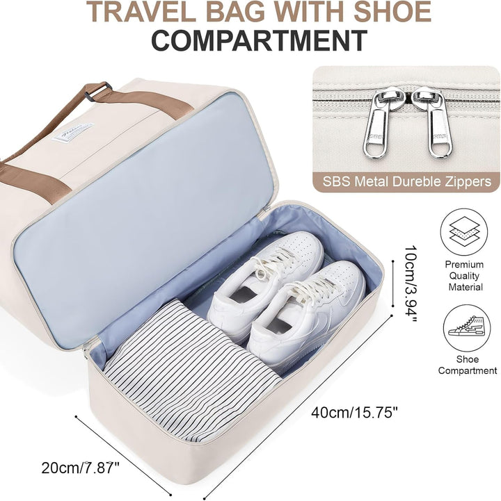 Reisetasche Damen 40x30x20 Ryanair Handgepäck Tasche Sporttasche Weekender Bag Schwimmtasche Wasserd