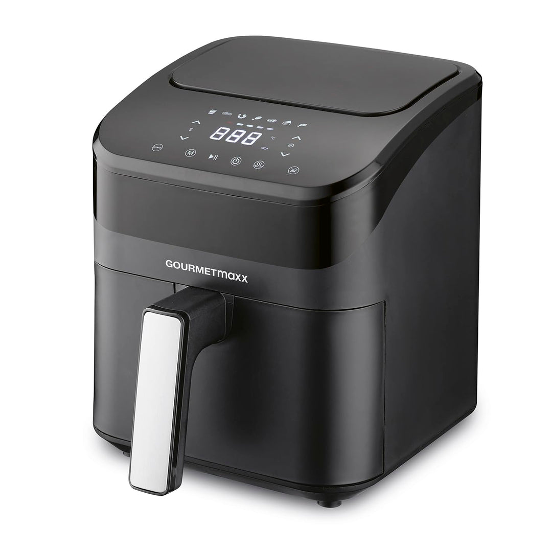 GOURMETmaxx Digitale Heissluftfritteuse | 4L Airfryer mit Timer & Touchscreen | Fritteuse mit vielse