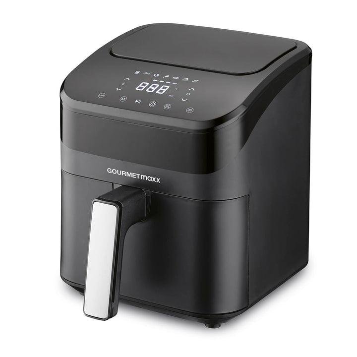 GOURMETmaxx Digitale Heissluftfritteuse | 4L Airfryer mit Timer & Touchscreen | Fritteuse mit vielse