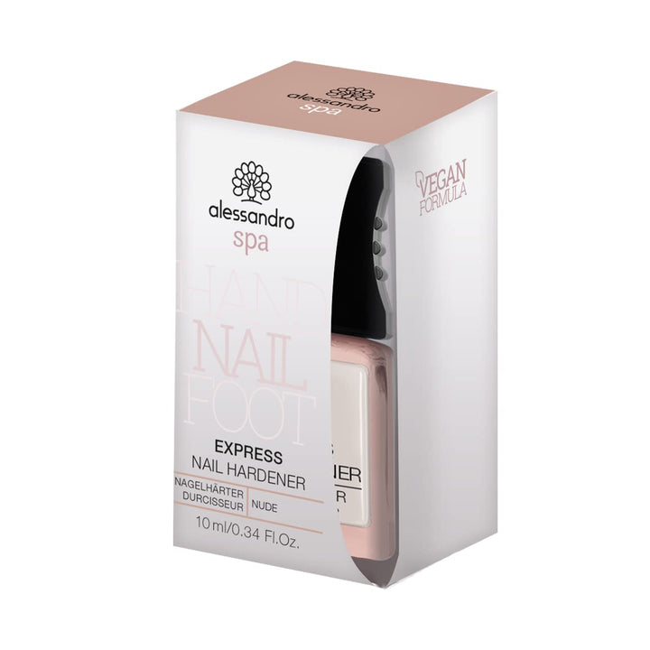 alessandro Nagellack - Nagelhärter - EXPRESS NAIL HARDENER NUDE - stärkt brüchige und dünne Nägel -1