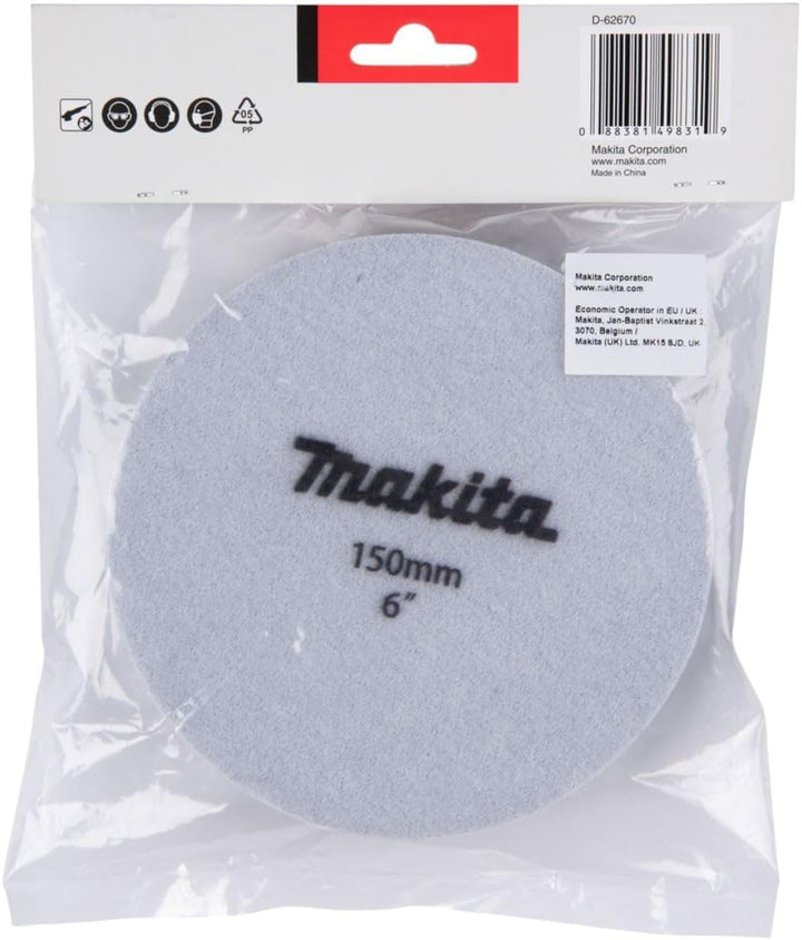 Makita D-62670 Klett-Schwamm Schwarz 150mm