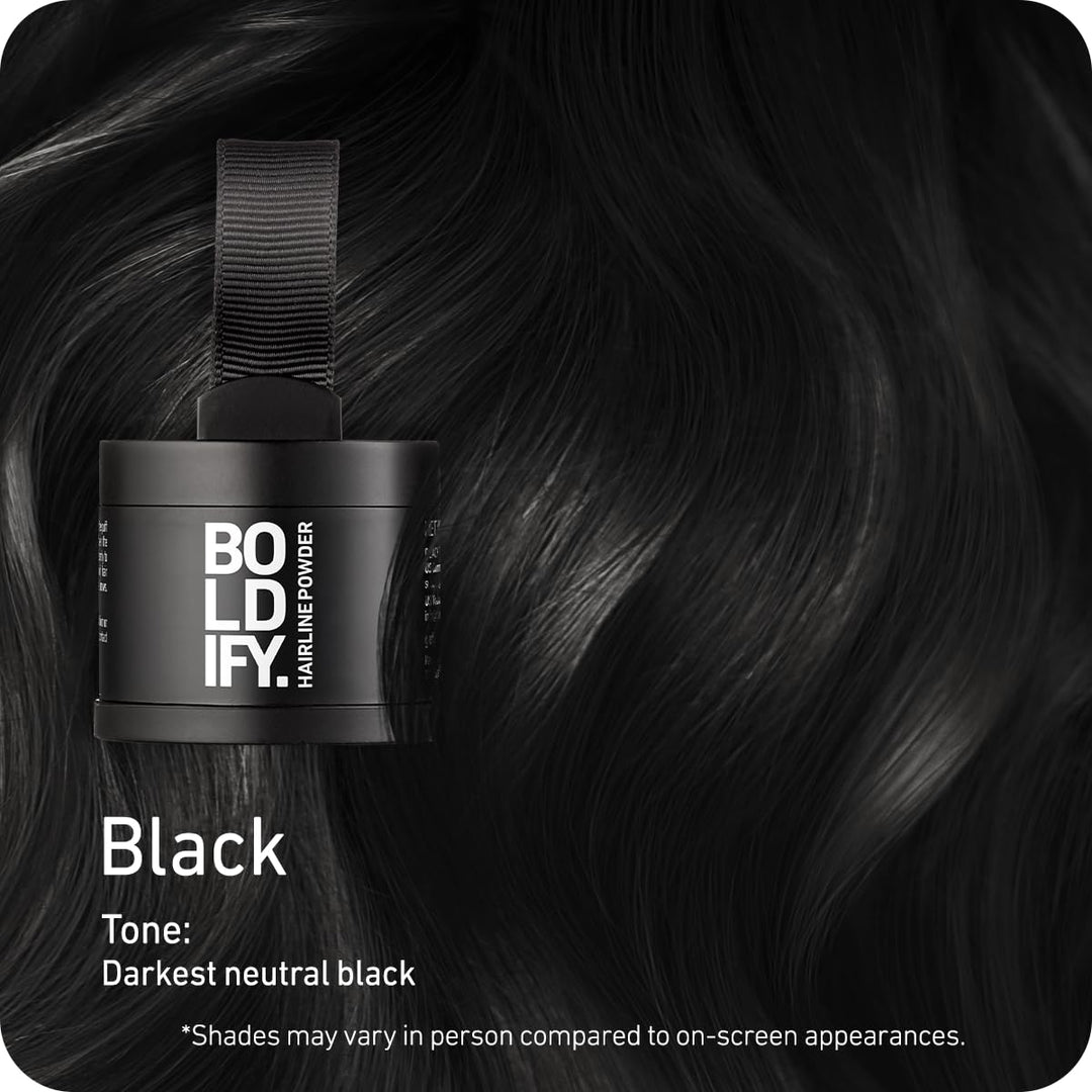 BOLDIFY Ansatzpuder 4g - Haar Concealer zur Haarverdichtung für Frauen und Männer, Grauabdeckung für