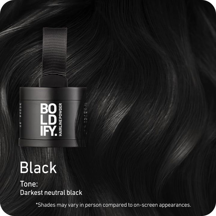 BOLDIFY Ansatzpuder 4g - Haar Concealer zur Haarverdichtung für Frauen und Männer, Grauabdeckung für