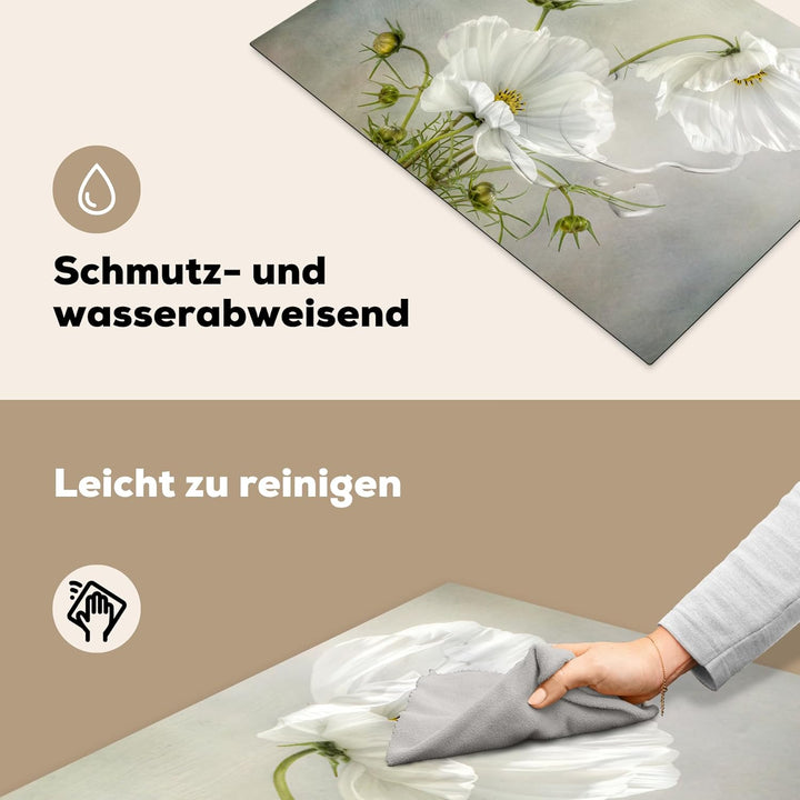 KitchenYeah© Herdabdeckplatte Einteilig Küche Ceranfeld Abdeckplatte Cerankochfeld Abdeckung Indukti