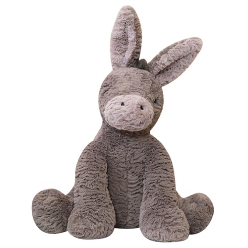 Kuscheltier Esel, Süsse Esel Stofftier für Kinder, Jungen &amp; Mädchen, Weich Esel Plüschtier zum Kusch