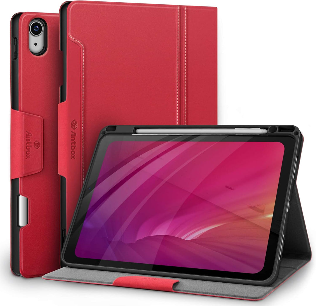 Antbox Hülle für iPad Air 5./4. Generation 2022/2020 iPad 10.9 Zoll mit Stifthalter Apple Pencil Hal