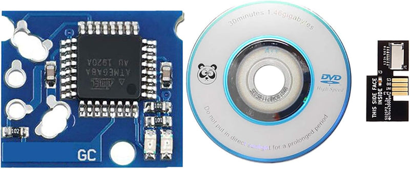 HUAYUWA Upgrade-Kits passend für GameCube (NTSC-J-Version), 1 x XENO-Chip + 1 x SD2SP2 Micro-SD-Kart