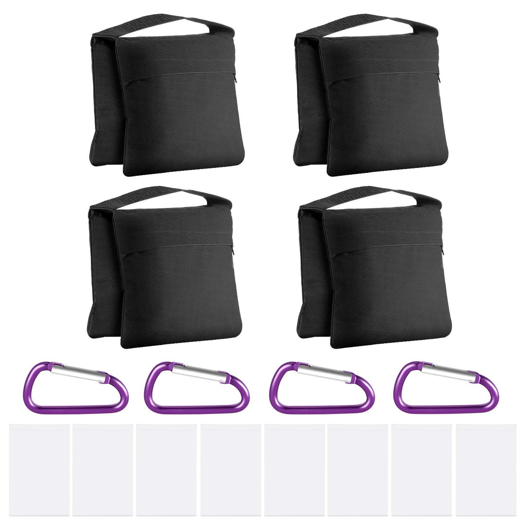 Neewer 4 Pack Fotografie Heavy Duty Sandsäcke Saddlebag Design 4 Gewicht Taschen für Foto Video Stud
