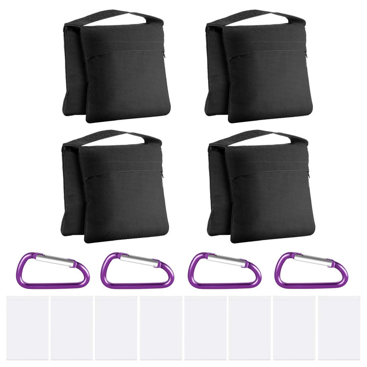 Neewer 4 Pack Fotografie Heavy Duty Sandsäcke Saddlebag Design 4 Gewicht Taschen für Foto Video Stud