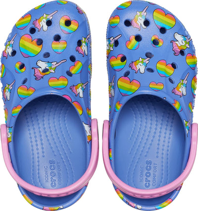 Crocs Baya Clogs – Unisex Clogs für Kinder – Wasserfreundlich und schnell trocknend 19/20 EU Lapis M