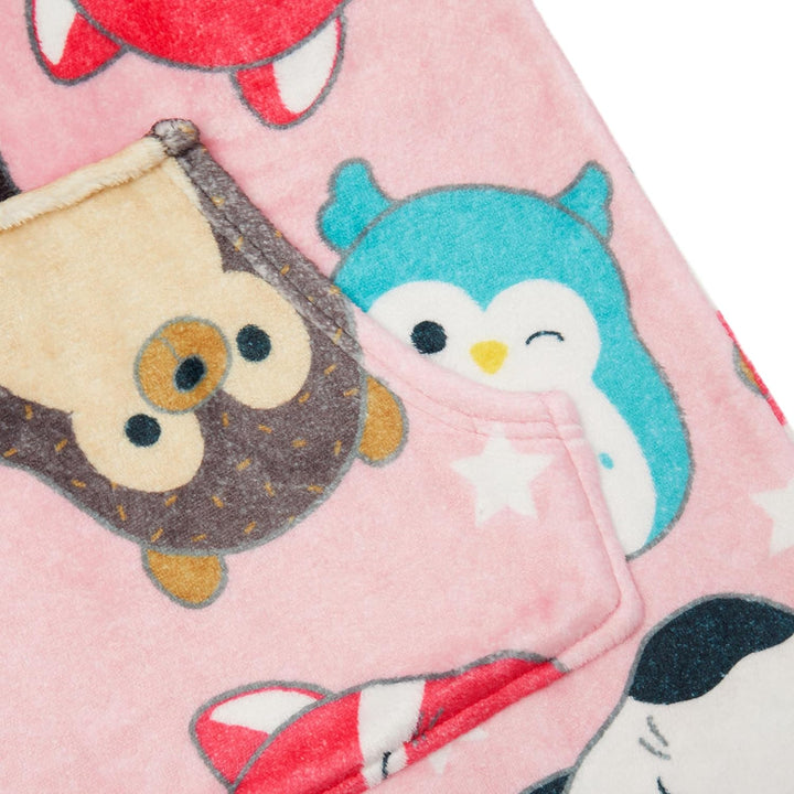 Squishmallows Übergrosse tragbare Decke mit Kapuze 4-6 Jahre, 4-6 Jahre