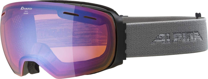 ALPINA Unisex Skibrille Skibrille (1er Pack) Einheitsgrösse Grau, Einheitsgrösse Grau