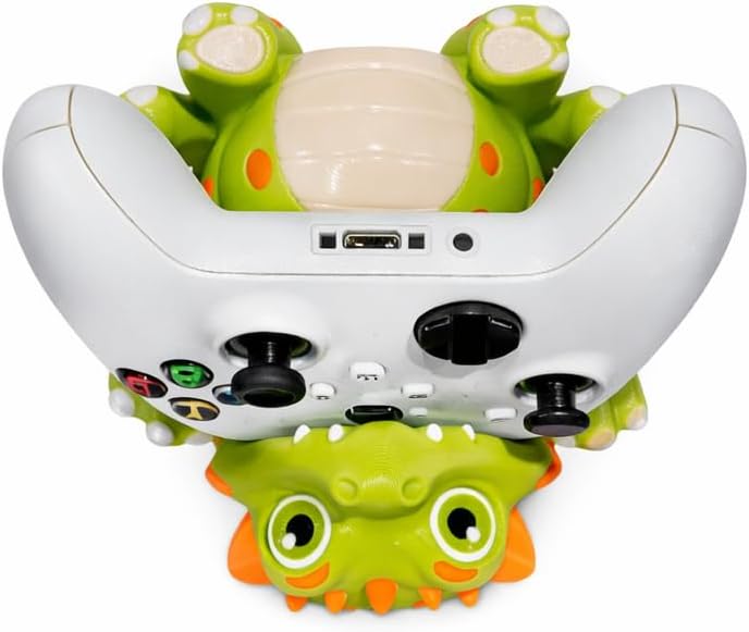 Drakonischer Controller-Halter – Drache hält Controller im Maul | Für PlayStation &amp; Xbox | Gaming De