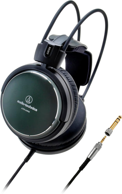 Audio-Technica A990Z Geschlossener Hi-Fi-Kopfhörer Dunkelgrün Metallic Gehalten Geschlossener HiFi-K
