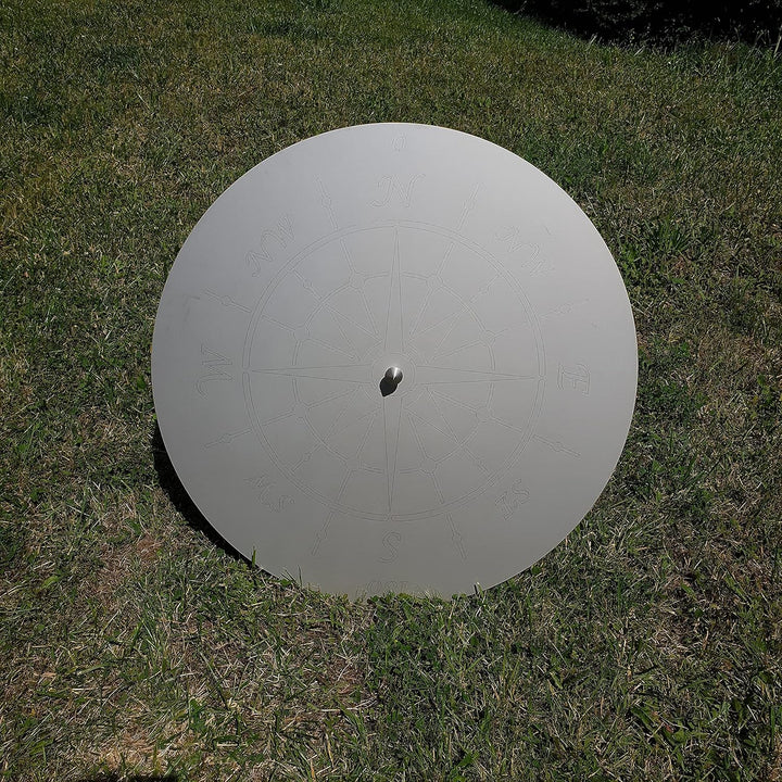 Deckel für Feuerschalen Ø 80cm (Edelstahl Ø 80 cm Windrose), Edelstahl Ø 80 cm Windrose