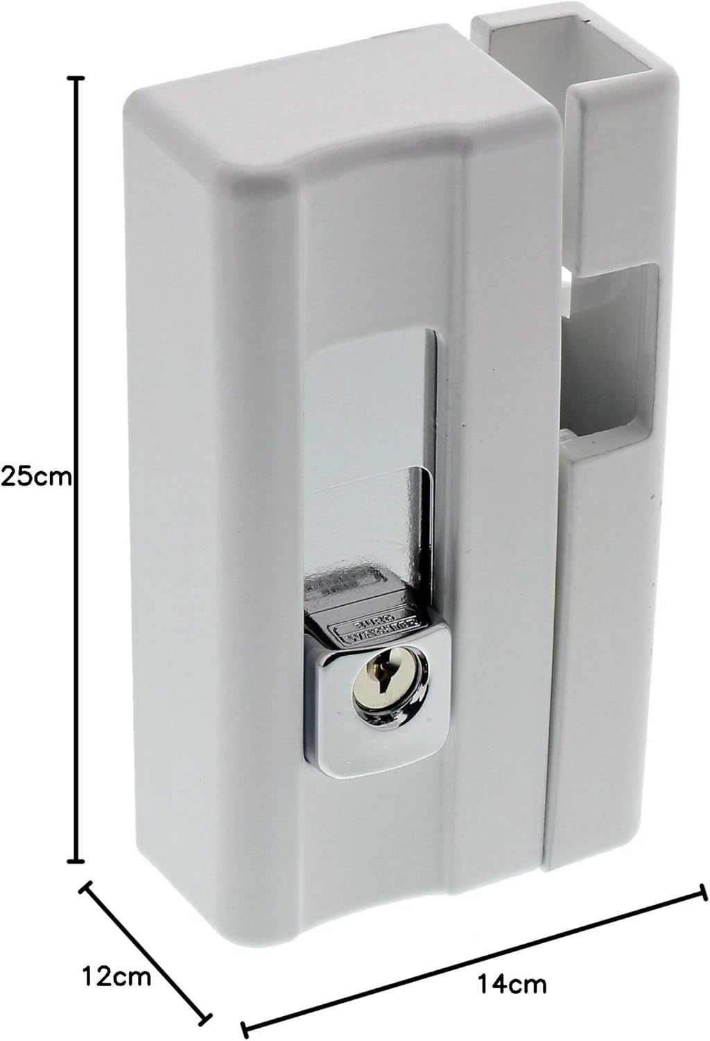 Burg-Wächter Fenstersicherung, Einbruchschutz für Fenster und Balkontüren, Abschliessbar, Unter-/Obe