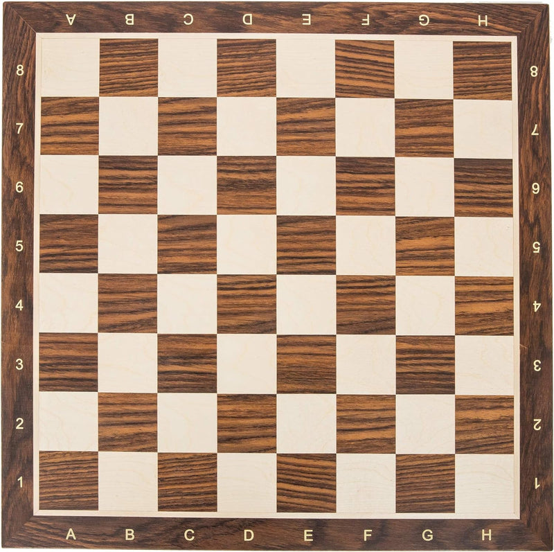 Square - Pro Schach Set Nr. 6 - Deutschland - Exklusiv - Schachbrett - Palisander/Bergahorn + Schach