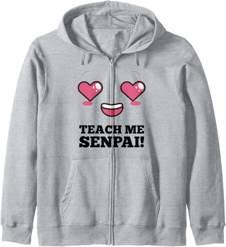 Teach Me Senpai Anime Girl | Anime T Shirt Senpai Geschenk Kapuzenjacke