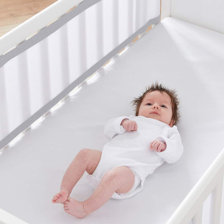 Purflo Atmungsaktive Nestchen,sichere Alternative zu traditionellen Babybettumpern,maschinenwaschbar
