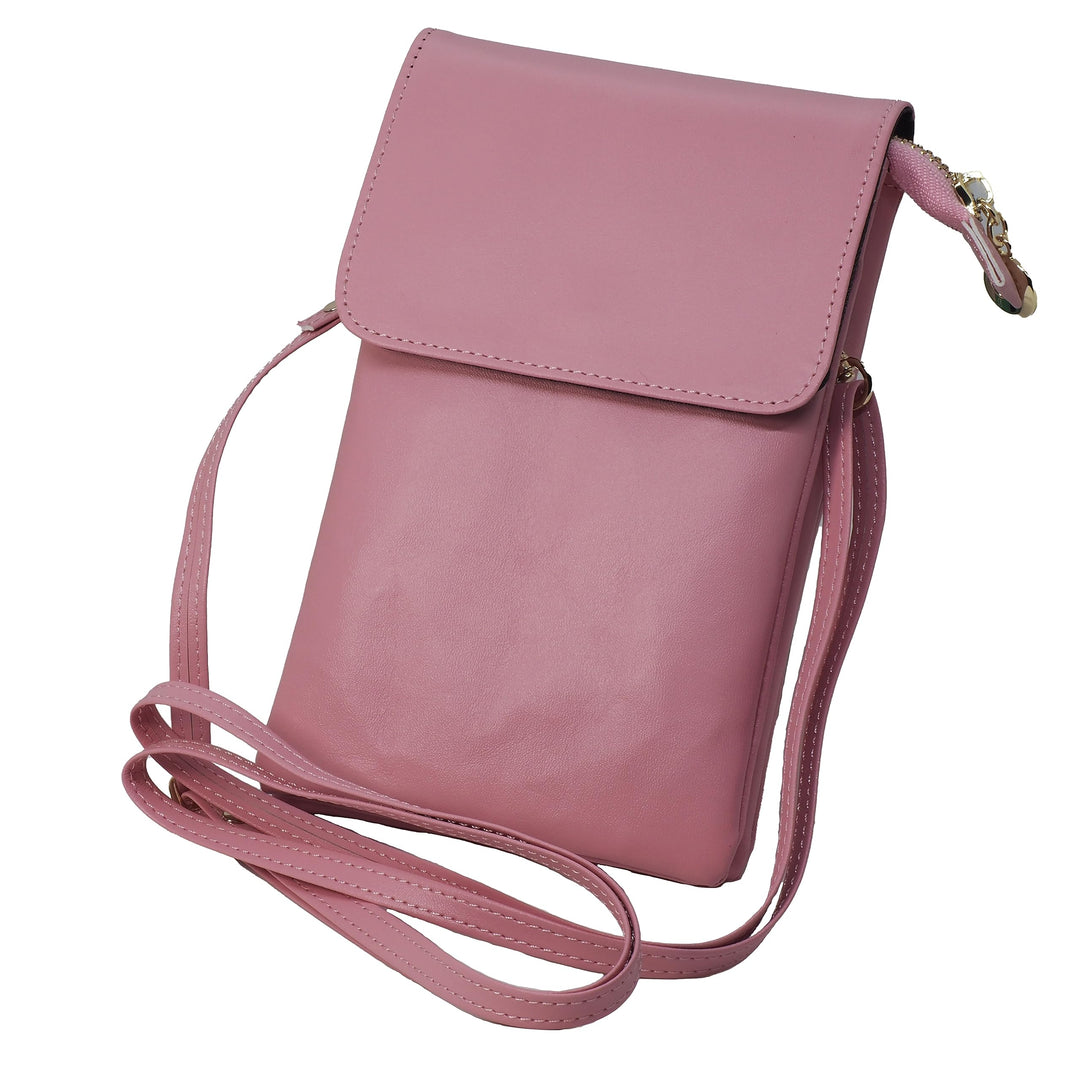 Damen Umhängetasche Leder, schicke Schultertasche mit Reissverschluss Damen und Mädchen, tragbar kle