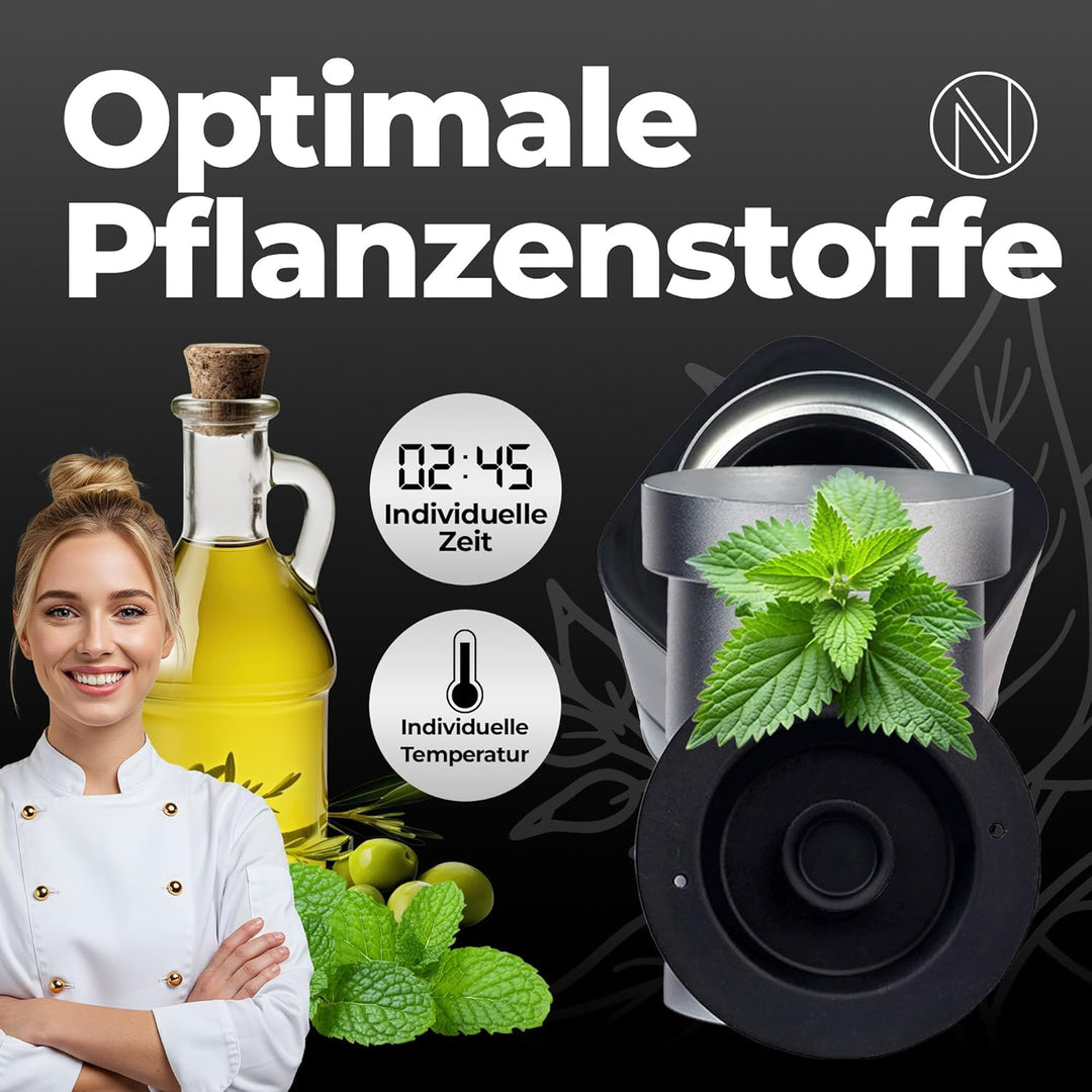 Nebula Boost Black Edition Decarboxylator & Infusor Maschine für Kräuter, weniger Abfall, aktivieren