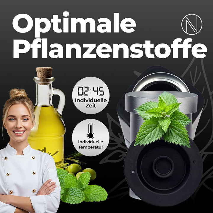 Nebula Boost Black Edition Decarboxylator & Infusor Maschine für Kräuter, weniger Abfall, aktivieren
