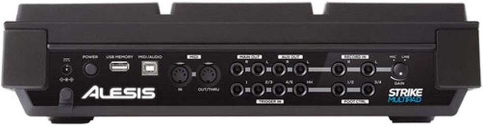 Alesis Strike Multipad - Perkussions-Pad mit 9 RGB-hintergrundbeleuchteten Pads, Sampler, Looper, in