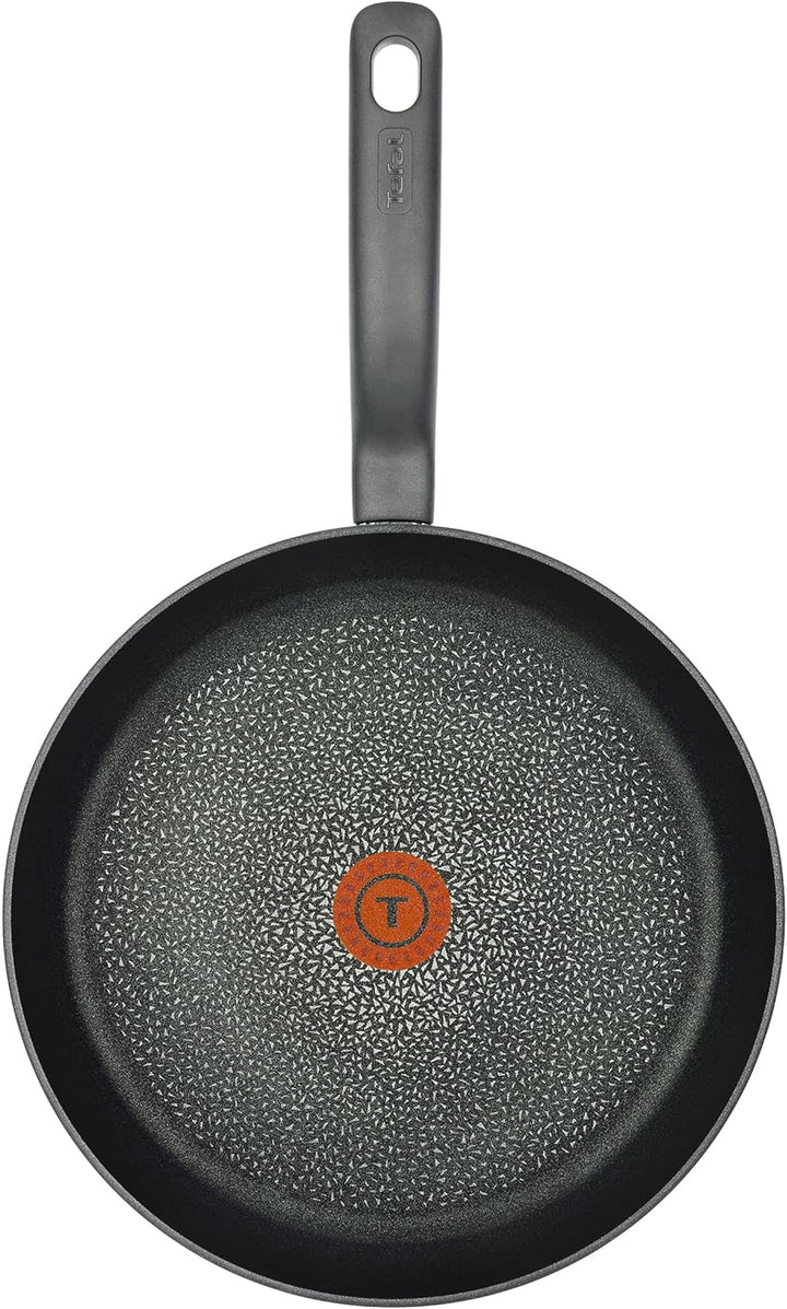 Tefal C69506 Hard Titanium Plus Pfanne | 28 cm | antihaftbeschichtet | Aluminium | schwarz 28 cm