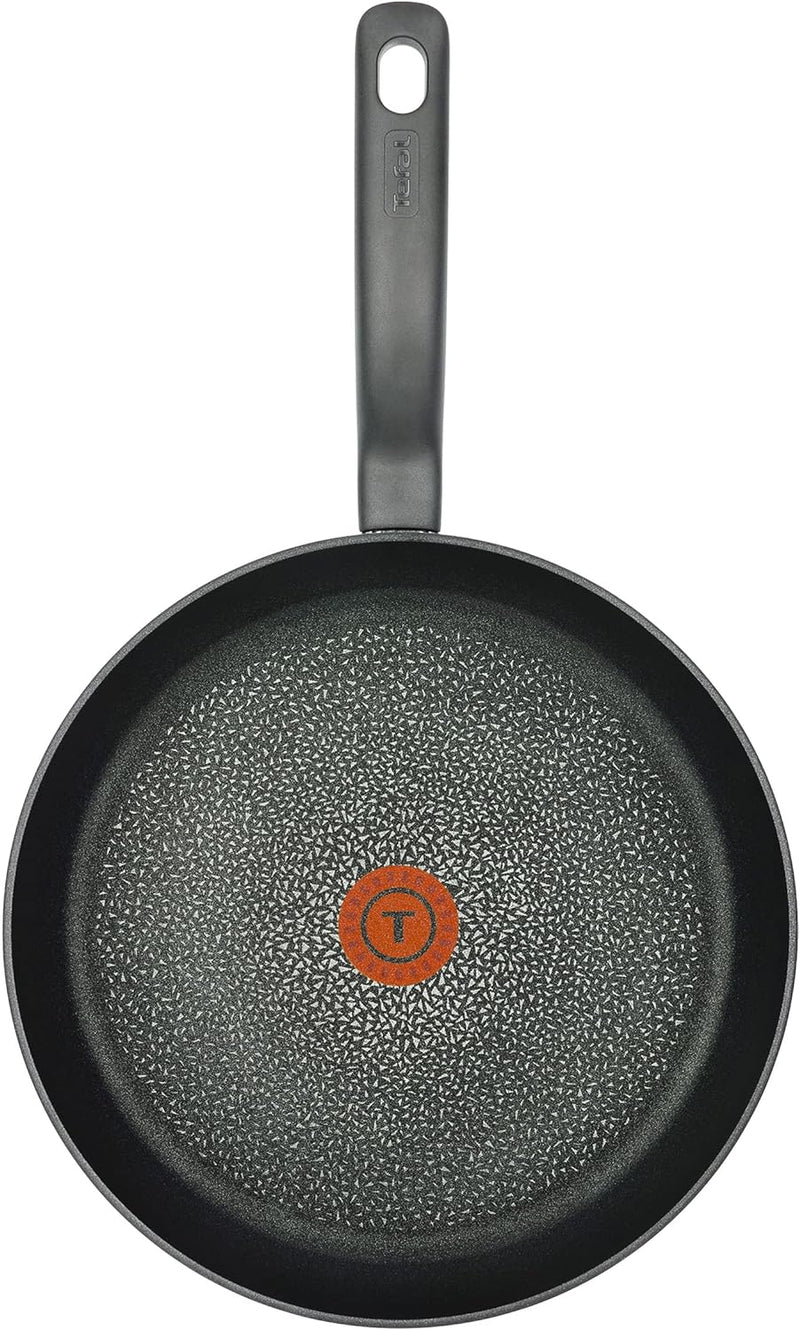 Tefal C69506 Hard Titanium Plus Pfanne | 28 cm | antihaftbeschichtet | Aluminium | schwarz 28 cm