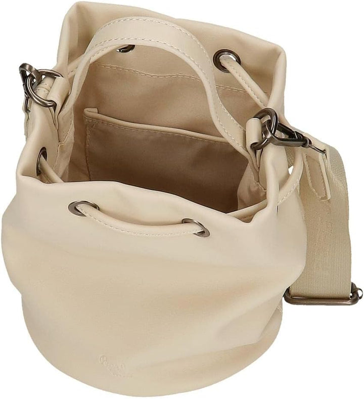 Pepe Jeans Damen Salma Gepäck- Messenger Bag Einheitsgrösse Beige, Einheitsgrösse Beige