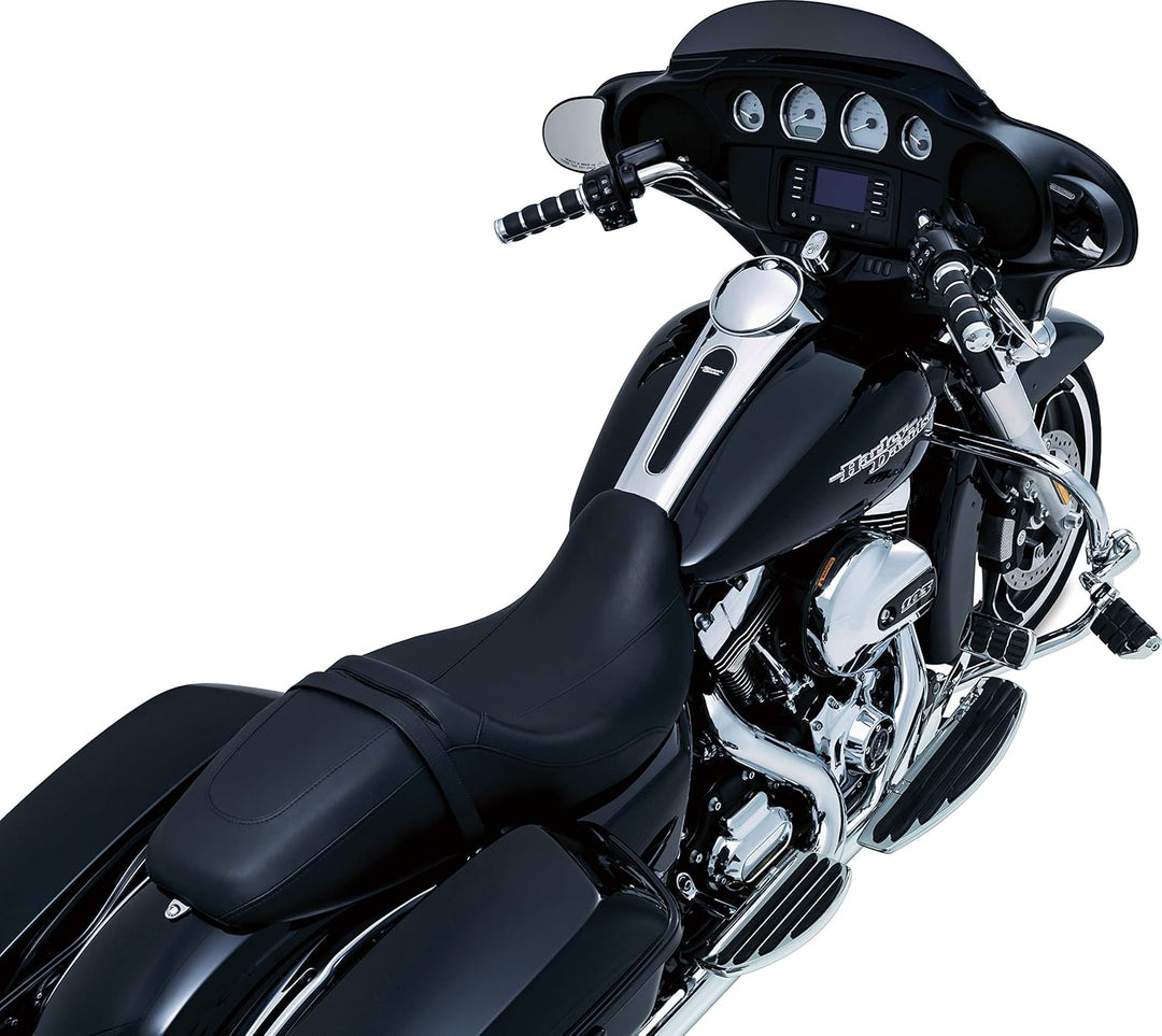 Kuryakyn 7555 Motorrad-Fusssteuerung: Longhorn Offset Dreizack Dually Highway Pegs mit Magnum Schnel