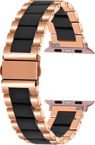 Kai Tian Armbänder Edelstahl Compatible for iWatch 38mm 40mm 41mm Apple Watch SE Series 7 6 5 4 3 2