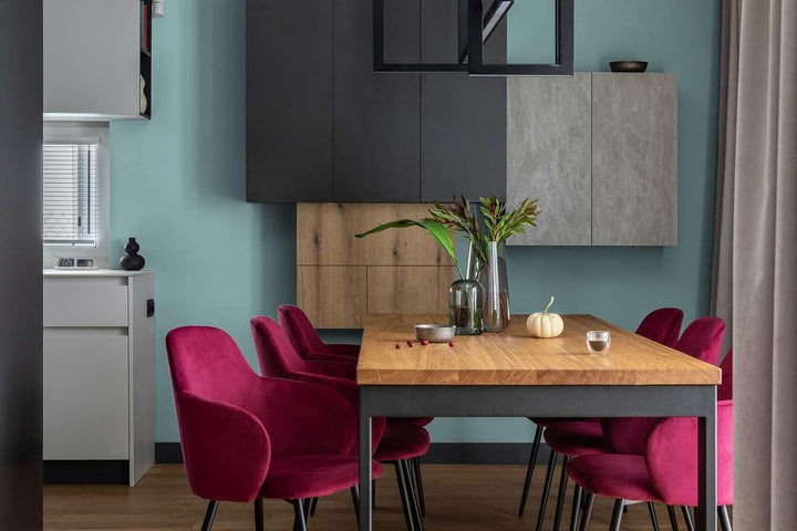 New Walls Premium Wandfarbe Blau, Blaugrün Liquid Luxury Dispersionsfarbe für Innenräume – 1 L 1000