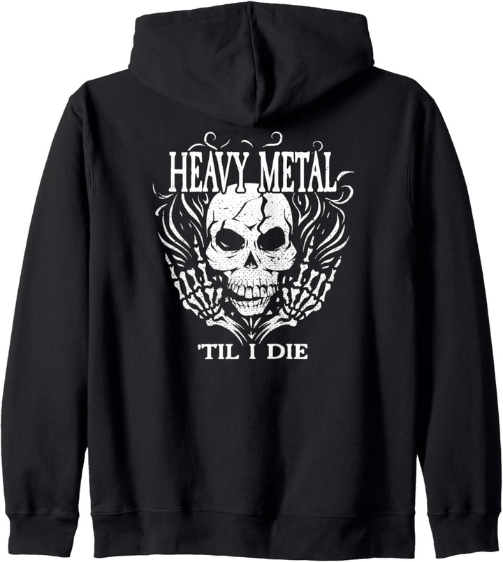 Metal Til I Die I Rock Music Festival I Heavy Metal Konzert Kapuzenjacke