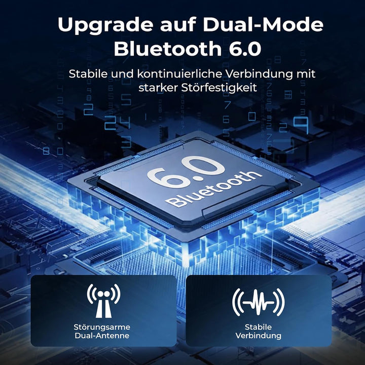 NE49 KI Übersetzer Kopfhörer, mit Echtzeitübersetzung, Übersetzungskopfhörer für 150+ Sprachen, Blue