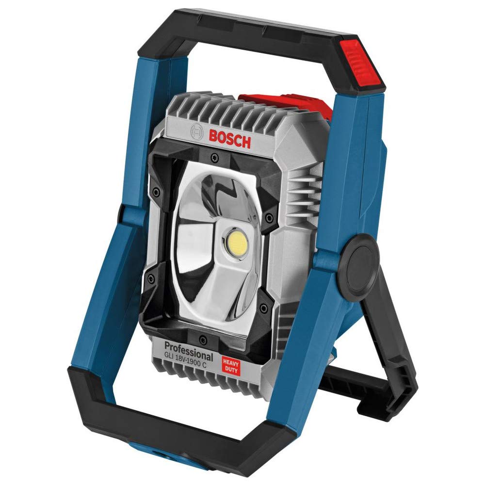 Bosch Professional GLI 18V-1900 C Akku-Baustellenlampe, bis zu 100 min Leuchtdauer pro Ah, maximal 1