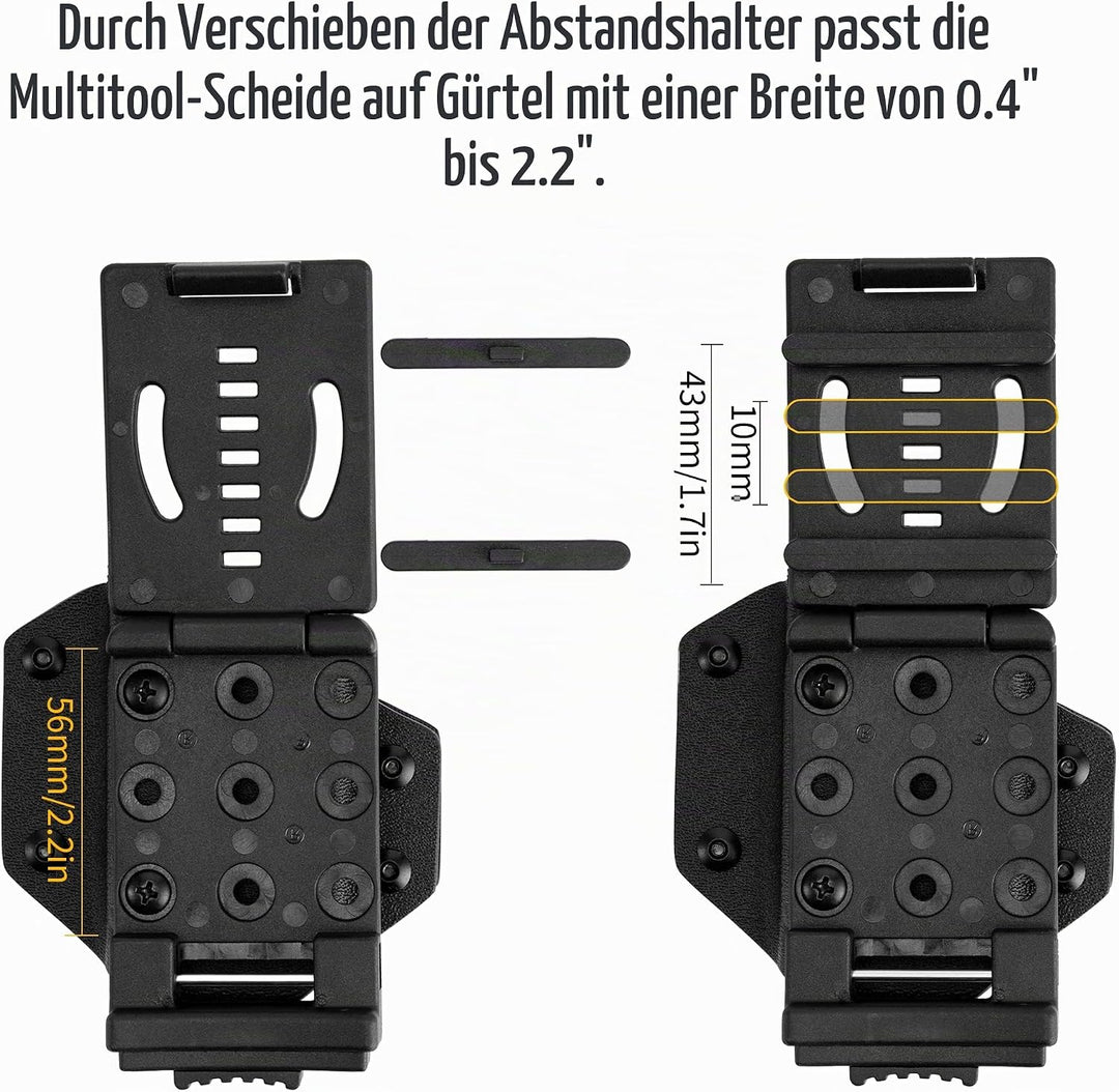 TACTICAL GEEK TGCode G4 Kydex Holster für LEATHERMAN Multitool, mit Einstellbare Spannung, Passend f