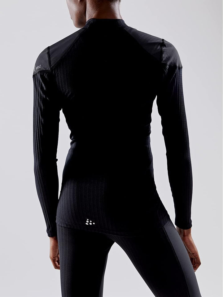Craft Damen Active Extreme X Wind Ls W Oberteile XL Schwarz/Granit, XL Schwarz/Granit