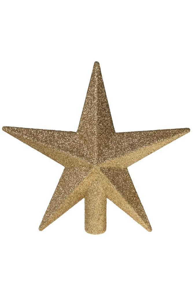 Clever Creations - Weihnachtsbaumspitze - glitzernder Stern - Festliche Weihnachtsdeko - bruchsicher