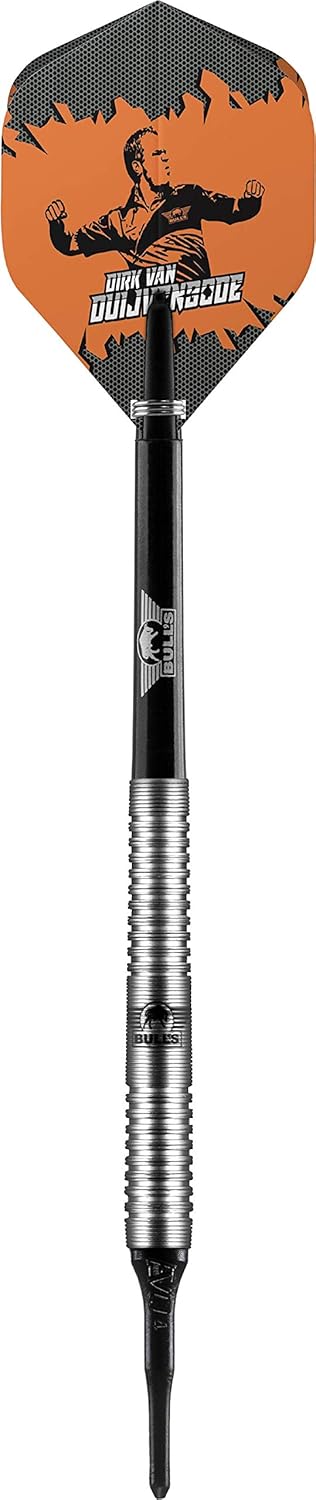 Bull's NL Soft Darts Player Dart Dirk Van Duijvenbode The Titan 90% Tungsten Softtip Darts Softdart