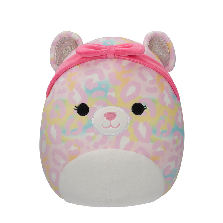 Squishmallows SQCR05426 - Michaela der Regenbogen Leopard 30 cm, offizielles Jazwares Plüsch, superw