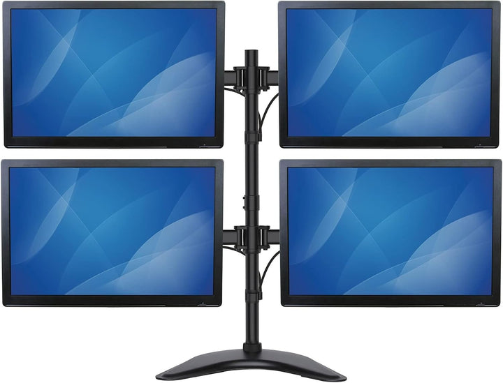 StarTech.com Vierfach-Monitorhalter - Schwenkbar - Verstellbarer 4 Monitorständer - Für VESA Monitor