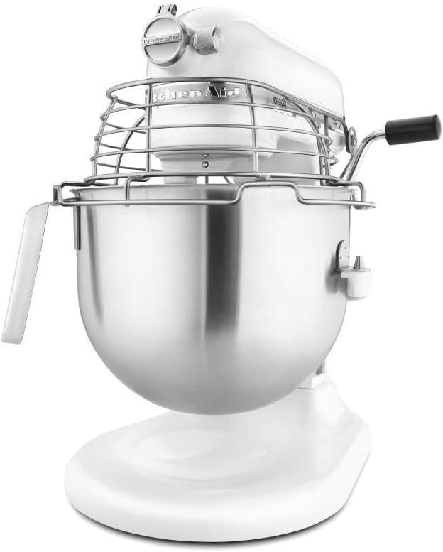 KitchenAid Professional 325 W Küchenmaschine 5KSM7990XBWH, Weiss, Fassungsvermögen: 6,9 Liter, 10 Ge