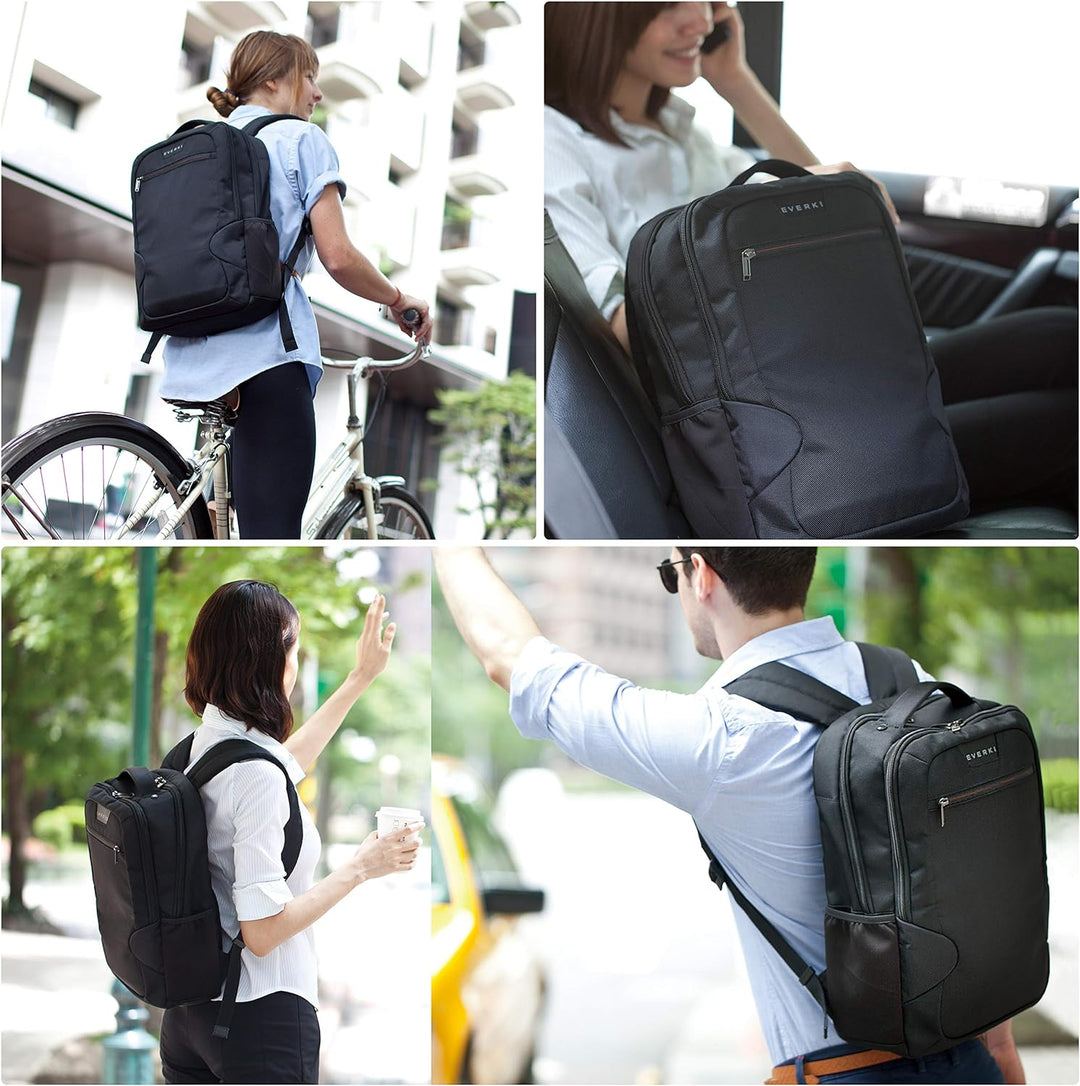 Everki Studio – Laptop Rucksack für Notebooks bis 14,1 Zoll (36 cm) / MacBook Pro 15 Zoll mit integr