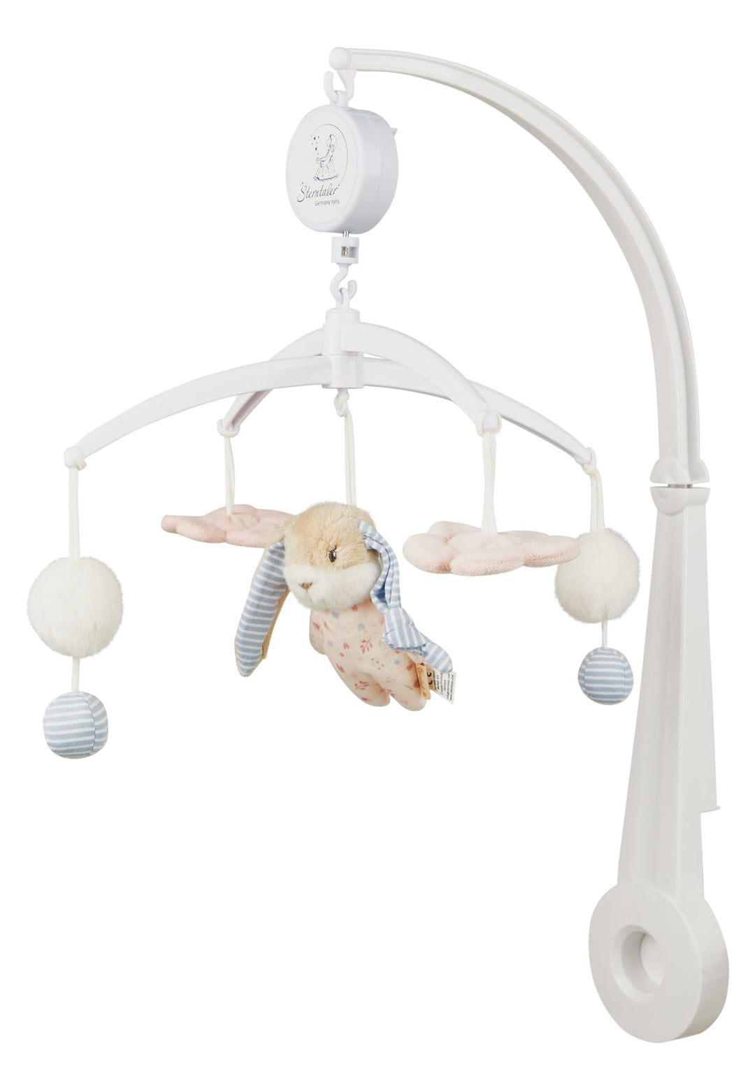 Sterntaler Mobile Hase Hanni - Musik Mobile mit Spieluhr Melodie: "La Le Lu" - Baby Mobile für Wiege